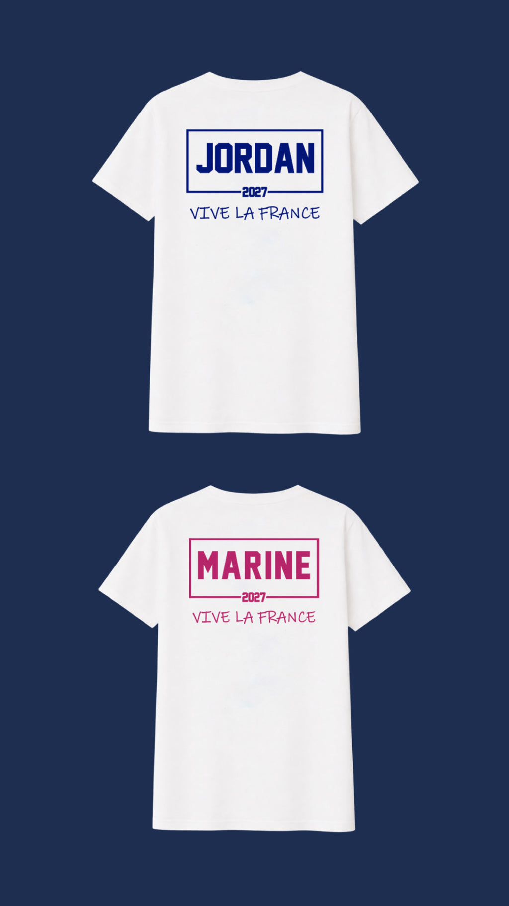 PACK DUO "JORDAN 2027" et "MARINE 2027"