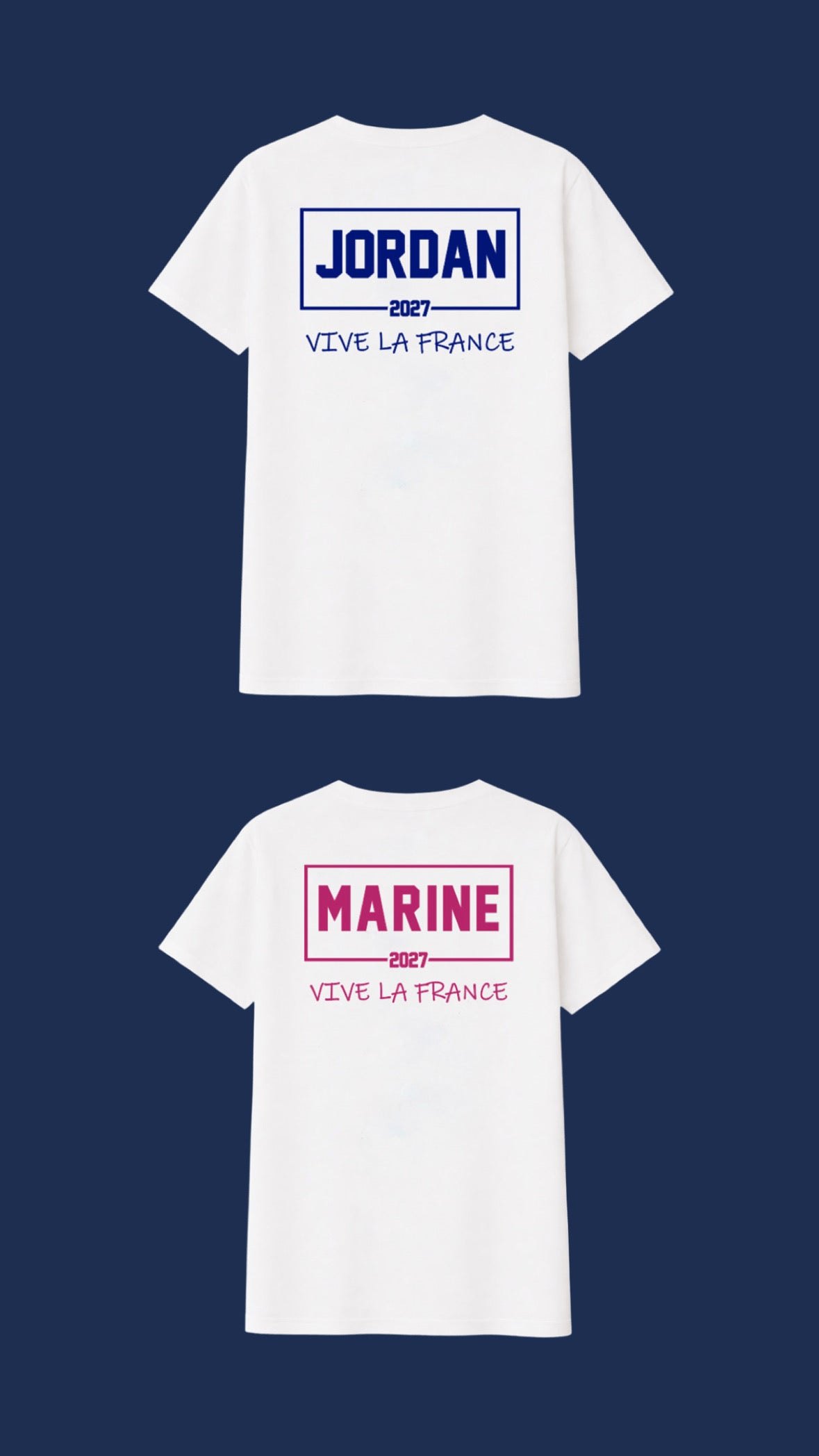PACK DUO "JORDAN 2027" et "MARINE 2027"