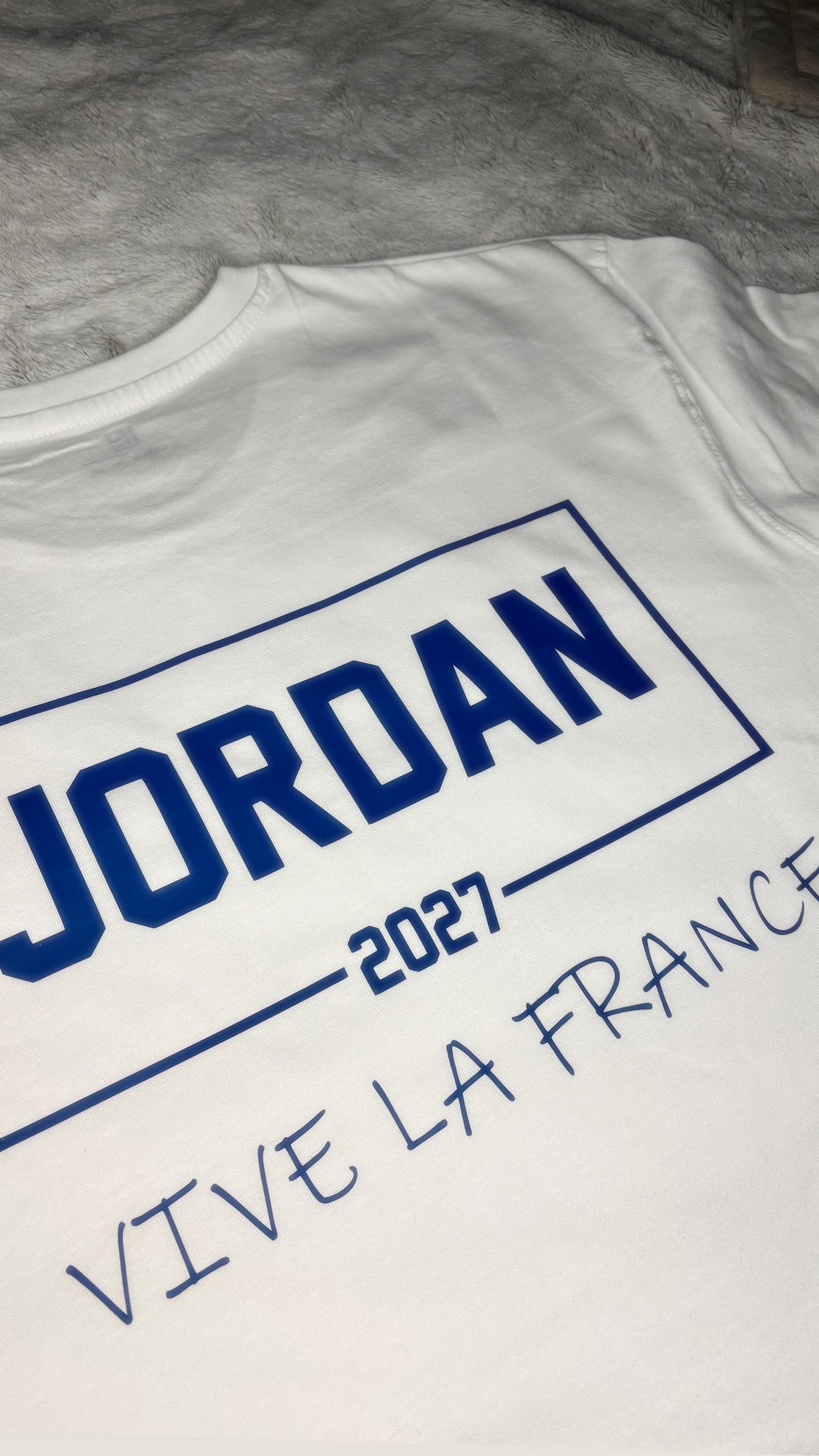 T-shirt "JORDAN 2027 ” BLEU