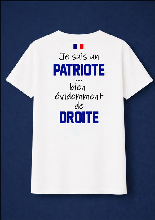 PACK DUO " Je suis un(e) PATRIOTE ... bien évidemment de DROITE"